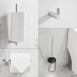 Toiletaccessoires Set Boss & Wessing Academy Chroom 9 Toiletaccessoires Set Boss & Wessing Academy Chroom -Goedkope Stijl Baden Winkel toiletaccessoiresset boss wessing academy chroom 2