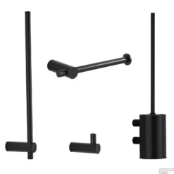 Toiletaccessoires Set Boss & Wessing Academy Mat Zwart