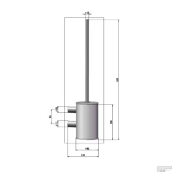 Toiletborstel Boss & Wessing Academy RVS -Goedkope Stijl Baden Winkel toiletborstel boss wessing academy tech 1 1