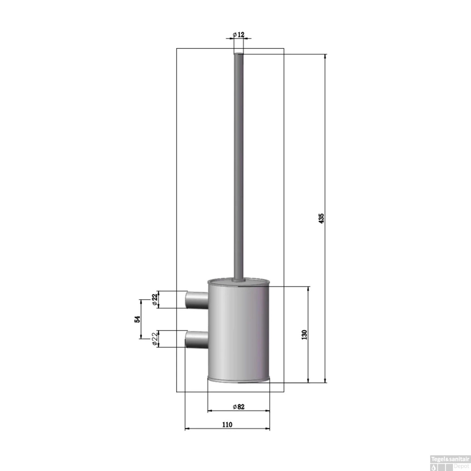 Toiletborstel Boss & Wessing Academy Geborsteld Koper 6 Toiletborstel Boss & Wessing Academy Geborsteld Koper - Afbeelding 4