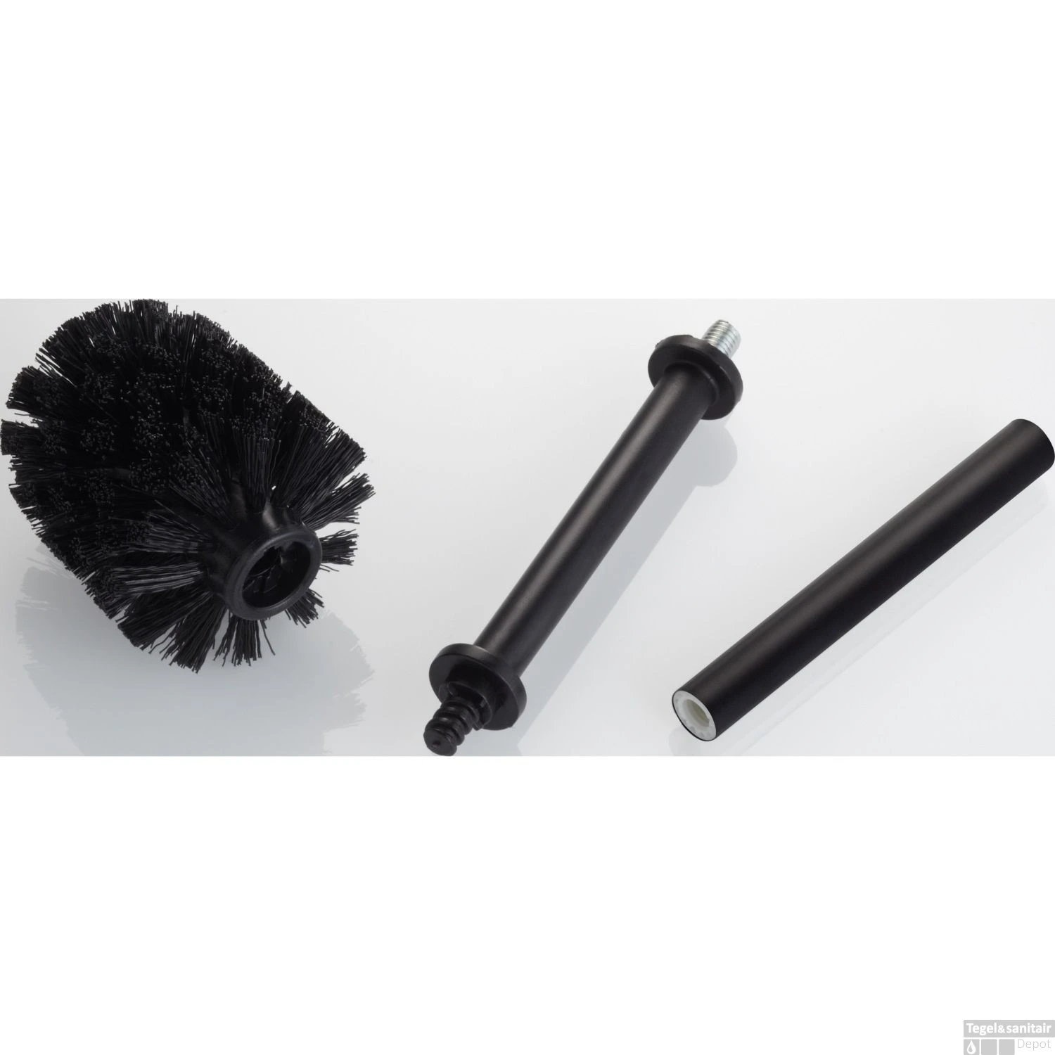 Toiletborstel Wesco 11x11x41 Cm Mat Zwart 7 Toiletborstel Wesco 11x11x41 Cm Mat Zwart - Afbeelding 5