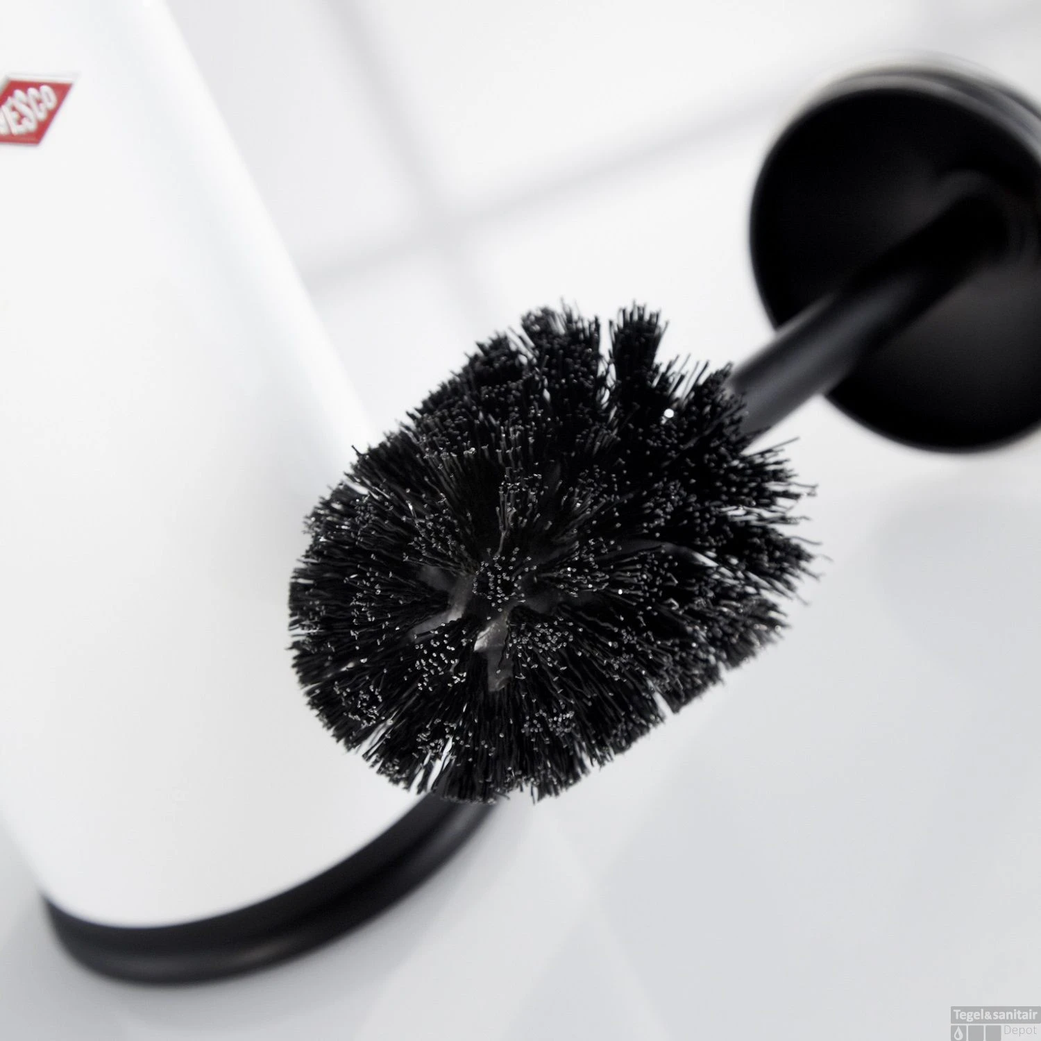 Toiletborstel Wesco 11x11x41 Cm Mat Zwart 6 Toiletborstel Wesco 11x11x41 Cm Mat Zwart - Afbeelding 4