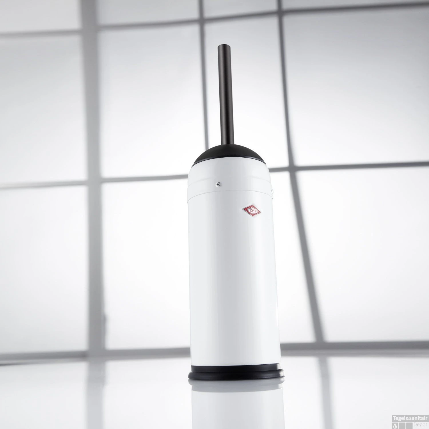 Toiletborstel Wesco 11x11x41 Cm Zand 4 Toiletborstel Wesco 11x11x41 Cm Zand - Afbeelding 2