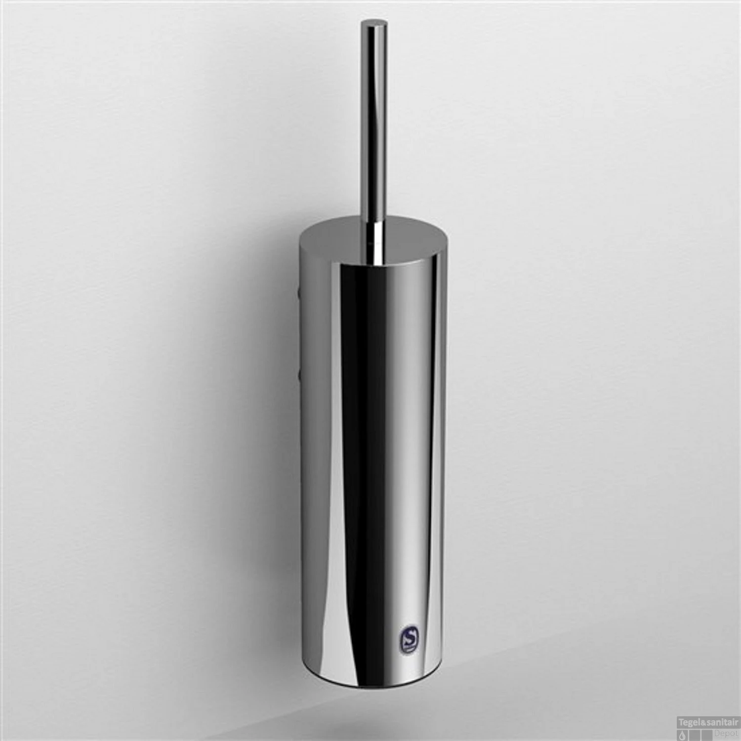 Toiletborstelgarnituur Clou Sjokker Wandmodel Chroom 3 Toiletborstelgarnituur Clou Sjokker Wandmodel Chroom