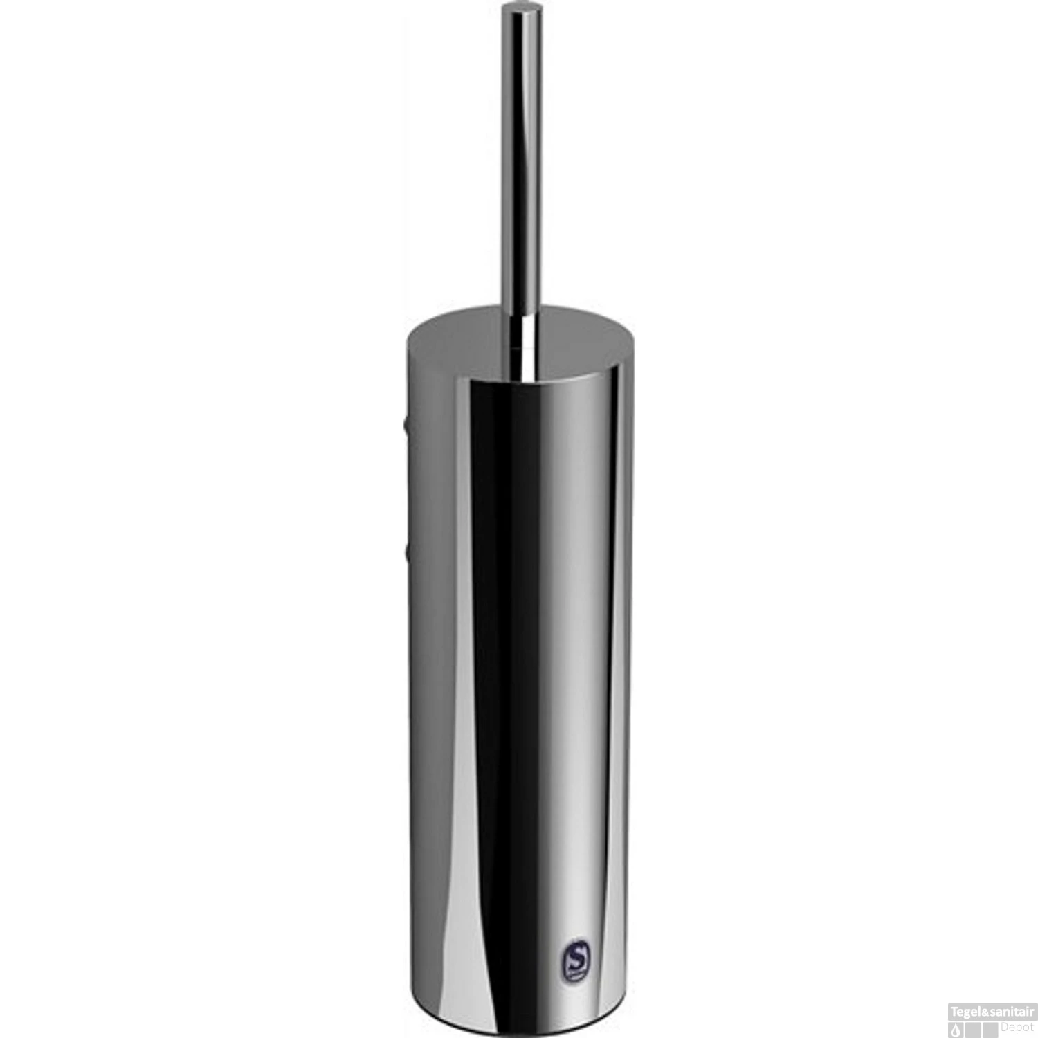 Toiletborstelgarnituur Clou Sjokker Wandmodel Chroom 4 Toiletborstelgarnituur Clou Sjokker Wandmodel Chroom - Afbeelding 2