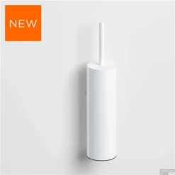 Toiletborstelgarnituur Clou Sjokker Wandmodel Poedercoating Mat Wit