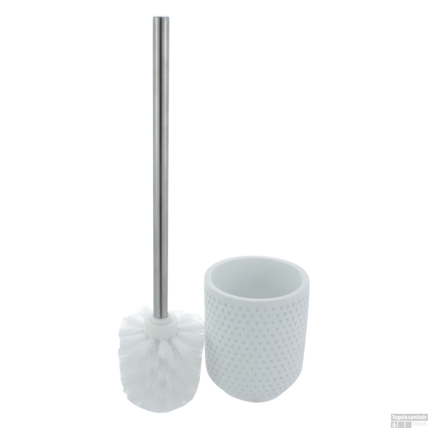 Toiletborstelhouder Differnz Club 34x9x9 Wit 5 Toiletborstelhouder Differnz Club 34x9x9 Wit - Afbeelding 3