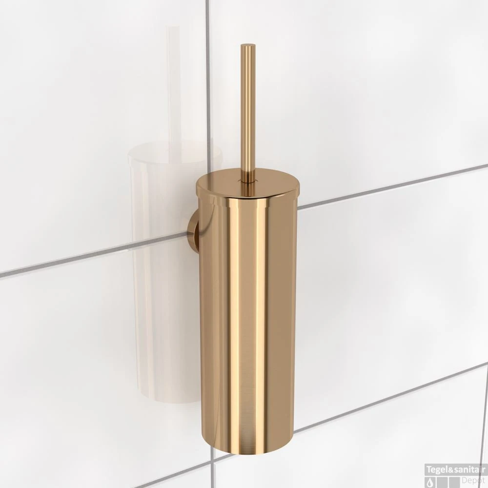 Toiletborstelhouder Haceka Kosmos Hangend Geborsteld Koper 3 Toiletborstelhouder Haceka Kosmos Hangend Geborsteld Koper