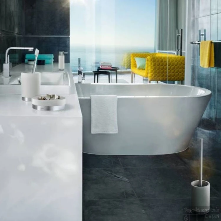 Toiletborstelhouder Blomus Ara Design Polystone Mat Zwart 4 Toiletborstelhouder Blomus Ara Design Polystone Mat Zwart - Afbeelding 2