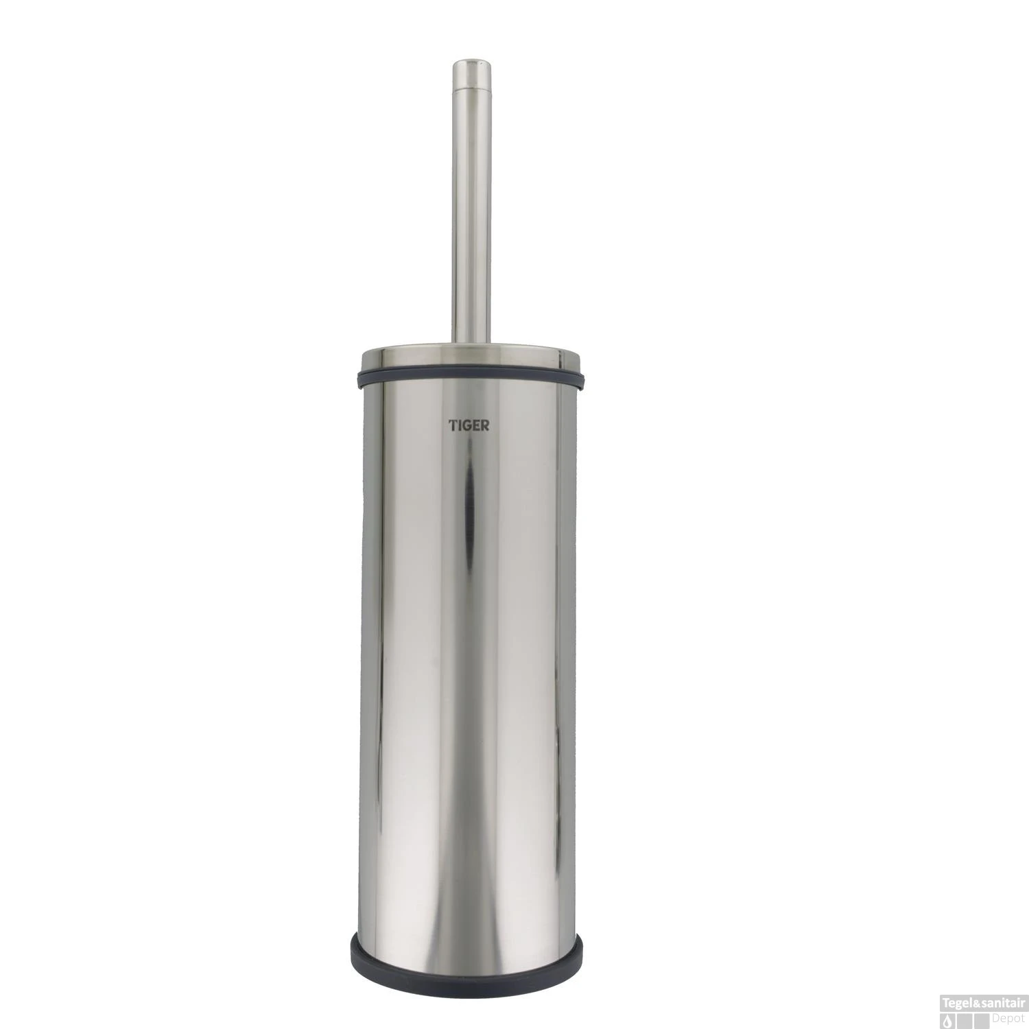Toiletborstelset Vrijstaand Tiger Boston RVS Glans 3 Toiletborstelset Vrijstaand Tiger Boston RVS Glans