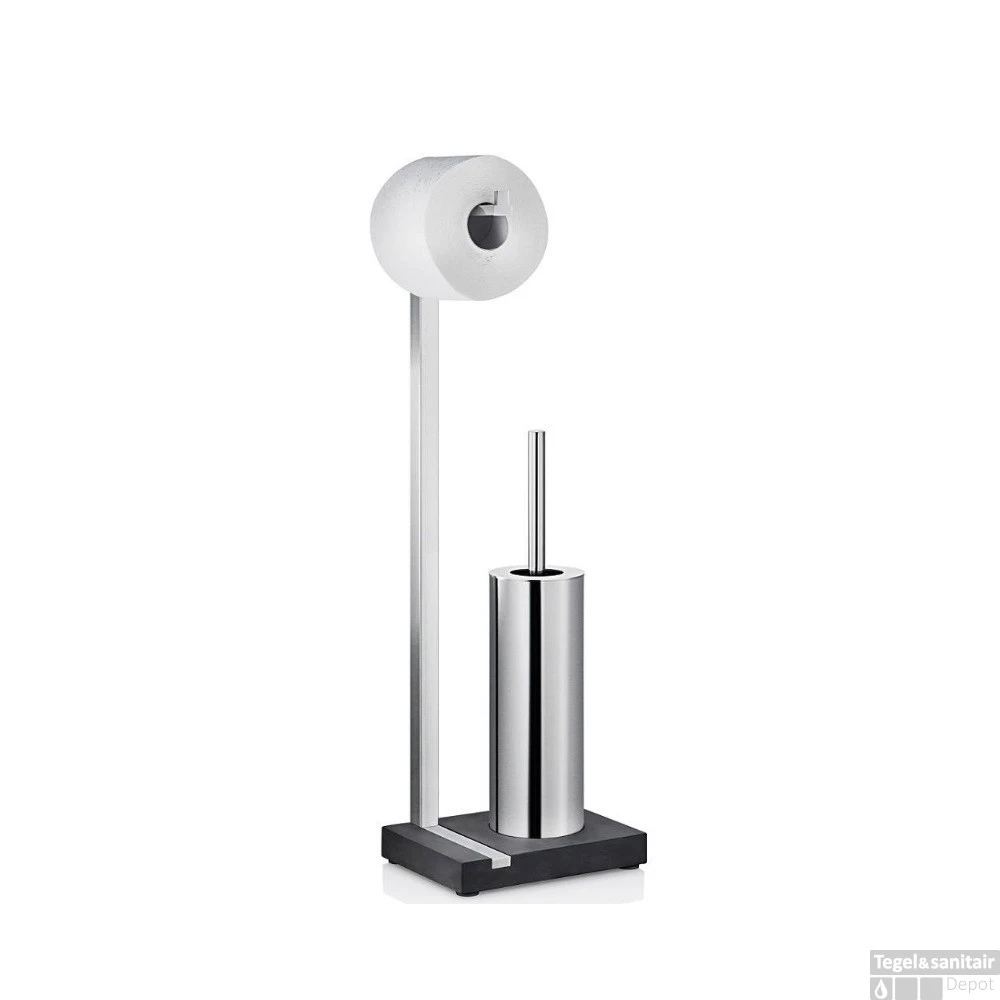 Toiletrolhouder En Borstel Blomus Menoto Design Geborsteld RVS Mat 4 Toiletrolhouder En Borstel Blomus Menoto Design Geborsteld RVS Mat - Afbeelding 2