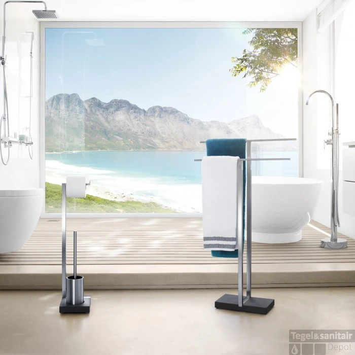 Toiletrolhouder En Borstel Blomus Menoto Design Gepolijst RVS 5 Toiletrolhouder En Borstel Blomus Menoto Design Gepolijst RVS - Afbeelding 3