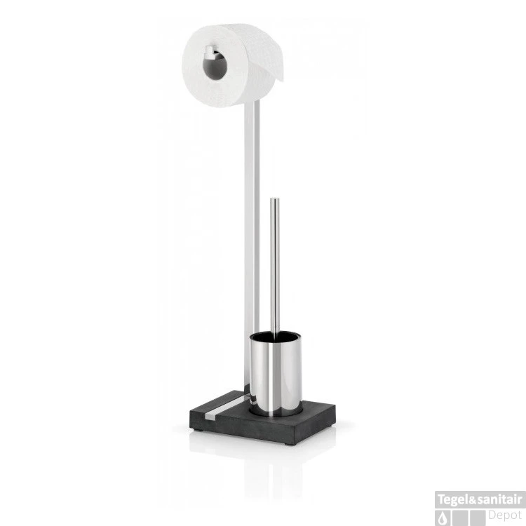 Toiletrolhouder En Borstel Blomus Menoto Design Gepolijst RVS 3 Toiletrolhouder En Borstel Blomus Menoto Design Gepolijst RVS