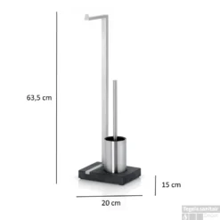 Toiletrolhouder En Borstel Blomus Menoto Design Mat RVS 7 Toiletrolhouder En Borstel Blomus Menoto Design Mat RVS -Goedkope Stijl Baden Winkel toiletrolhouder blomus menoto matrvs tech