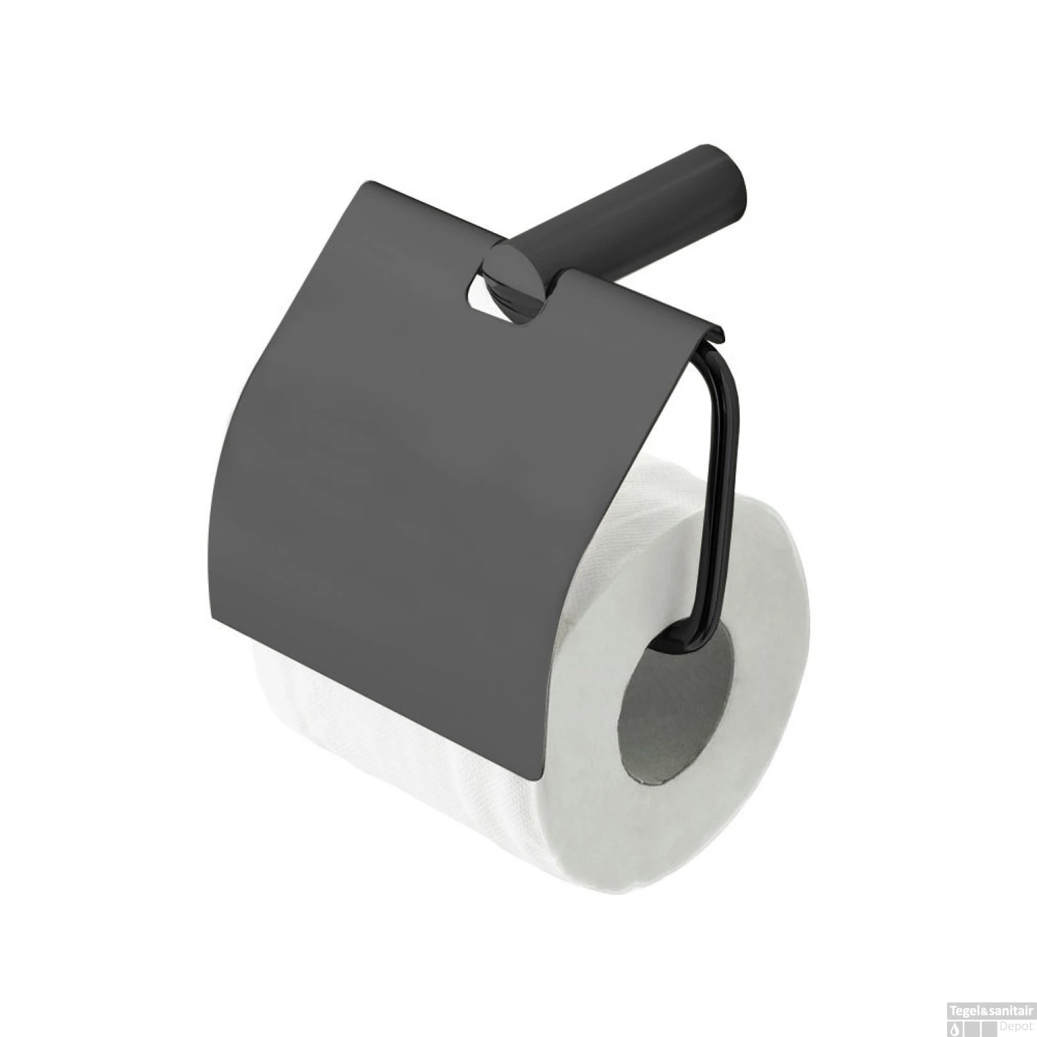 Toiletrolhouder Boss & Wessing Iron Inclusief Klep Gunmetal 3 Toiletrolhouder Boss & Wessing Iron Inclusief Klep Gunmetal