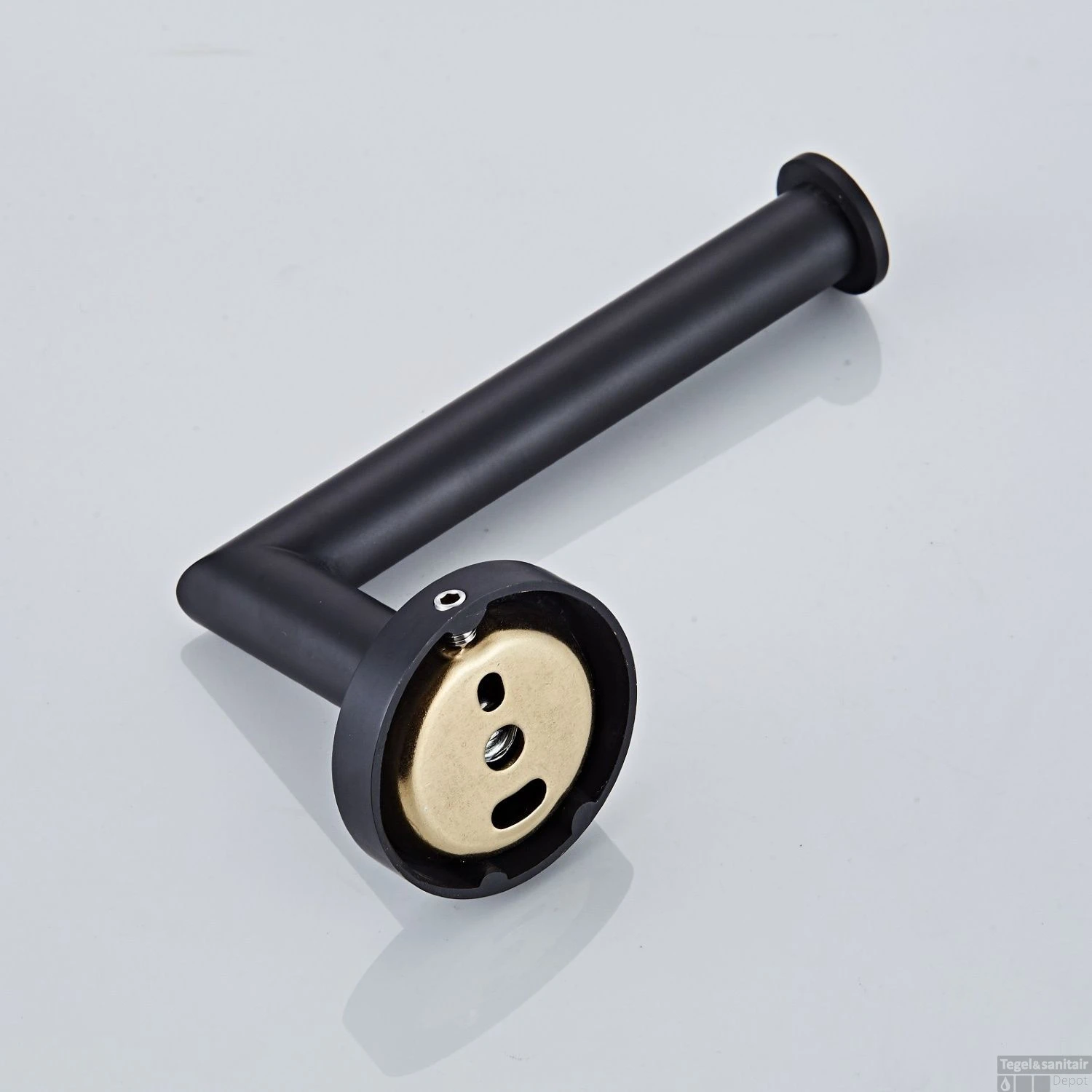 Toiletrolhouder Boss & Wessing Nero Messing Mat Zwart 6 Toiletrolhouder Boss & Wessing Nero Messing Mat Zwart - Afbeelding 4