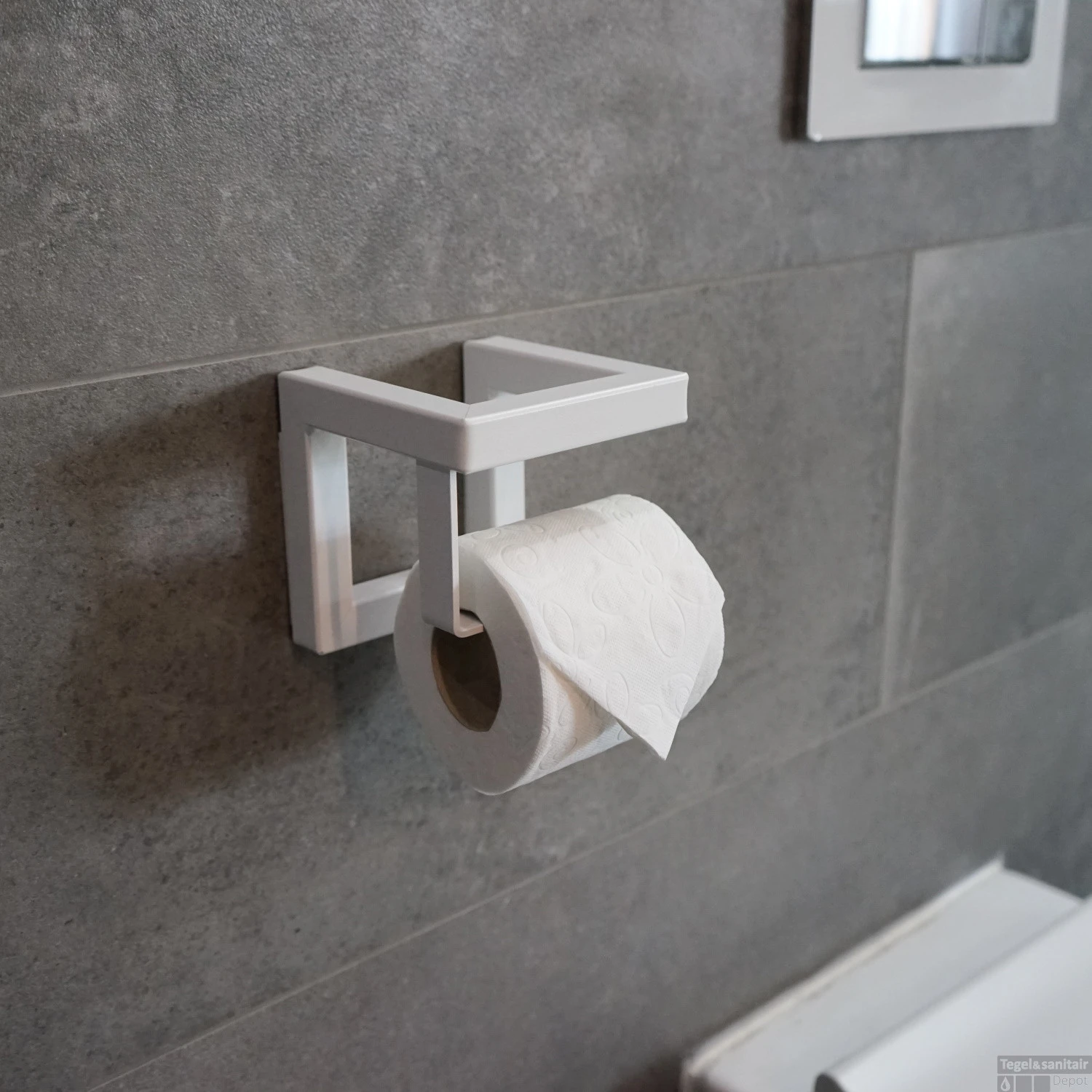 Toiletrolhouder BWS Demir 12x12x12 Cm Mat Wit 3 Toiletrolhouder BWS Demir 12x12x12 Cm Mat Wit