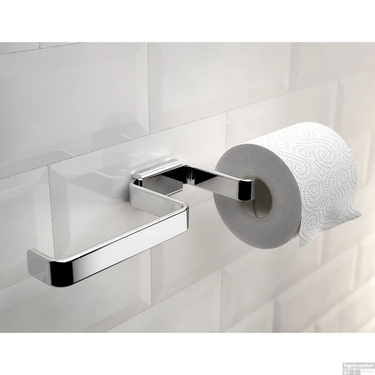 Toiletrolhouder Dubbel Geesa AIM Chroom 4 Toiletrolhouder Dubbel Geesa AIM Chroom - Afbeelding 2