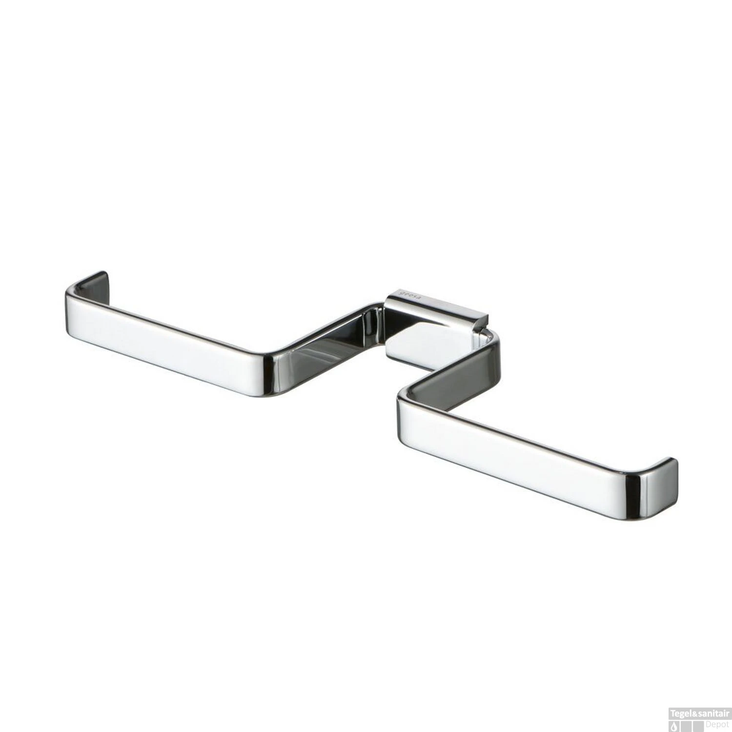 Toiletrolhouder Dubbel Geesa AIM Chroom 3 Toiletrolhouder Dubbel Geesa AIM Chroom