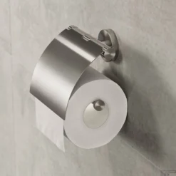 Toiletrolhouder Geesa Nemox Met Klep RVS -Goedkope Stijl Baden Winkel toiletrolhouder geesa nemox met klep rvs sfeer 1