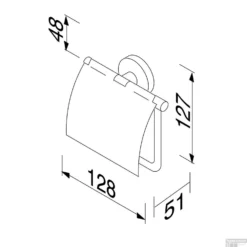 Toiletrolhouder Geesa Nemox Met Klep RVS -Goedkope Stijl Baden Winkel toiletrolhouder geesa nemox met klep rvs tech
