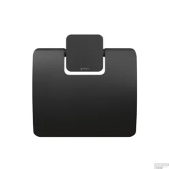 Toiletrolhouder Geesa Topaz Met Klep Mat Zwart -Goedkope Stijl Baden Winkel toiletrolhouder geesa topaz met klep mat zwart sfeer1