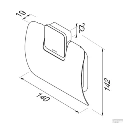 Toiletrolhouder Geesa Topaz Met Klep Mat Zwart -Goedkope Stijl Baden Winkel toiletrolhouder geesa topaz met klep mat zwart tech