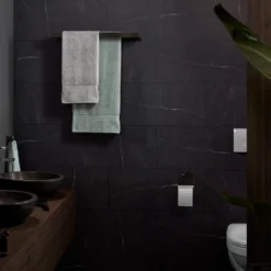 Toiletrolhouder Haceka Edge Met Klep Geborsteld Grafiet -Goedkope Stijl Baden Winkel toiletrolhouder haceka edge met klep geborsteld grafiet sfeer1