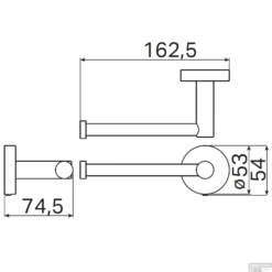 Toiletrolhouder Haceka Kosmos Haaks Geborsteld Koper 11 Toiletrolhouder Haceka Kosmos Haaks Geborsteld Koper -Goedkope Stijl Baden Winkel toiletrolhouder haceka kosmos haaks mat wit tec 1 1