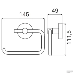 Toiletrolhouder Haceka Kosmos Zonder Klep Geborsteld Koper -Goedkope Stijl Baden Winkel toiletrolhouder haceka kosmos zonder klep geborsteld grafiet tech 1 1