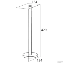 Toiletrolstandaard Tiger Plano Chroom -Goedkope Stijl Baden Winkel toiletrolstandaard tiger plano chroom4008914464006 3 copy