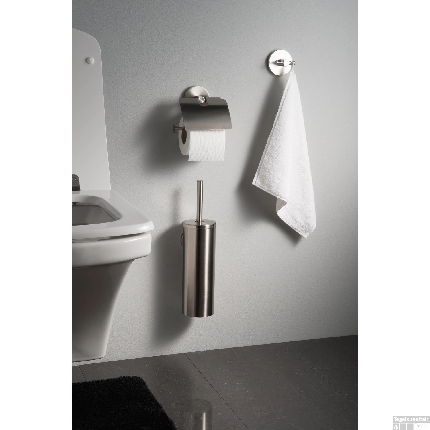 Toiletset Haceka Aqualux PRO2500 RVS Look 4 Toiletset Haceka Aqualux PRO2500 RVS Look - Afbeelding 2