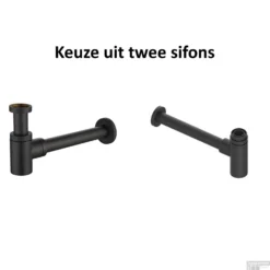 Fonteinset Boss & Wessing Solid Surface Met Handdoekhouder Rechts Betonlook Grijs (inclusief Kraan, Afvoer En Sifon) -Goedkope Stijl Baden Winkel tweesifons 4052.36 3