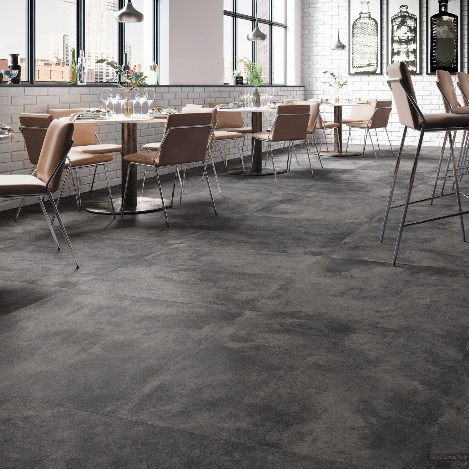 Vloertegel Cristacer Umbria Grafito 30x60 Cm (doosinhoud 1.03 M2) 5 Vloertegel Cristacer Umbria Grafito 30x60 Cm (doosinhoud 1.03 M2) - Afbeelding 3