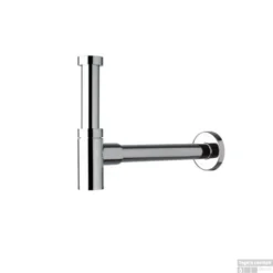 Sifon Mini Met Muurbuis 25cm 5/4" Met Rozet Chroom