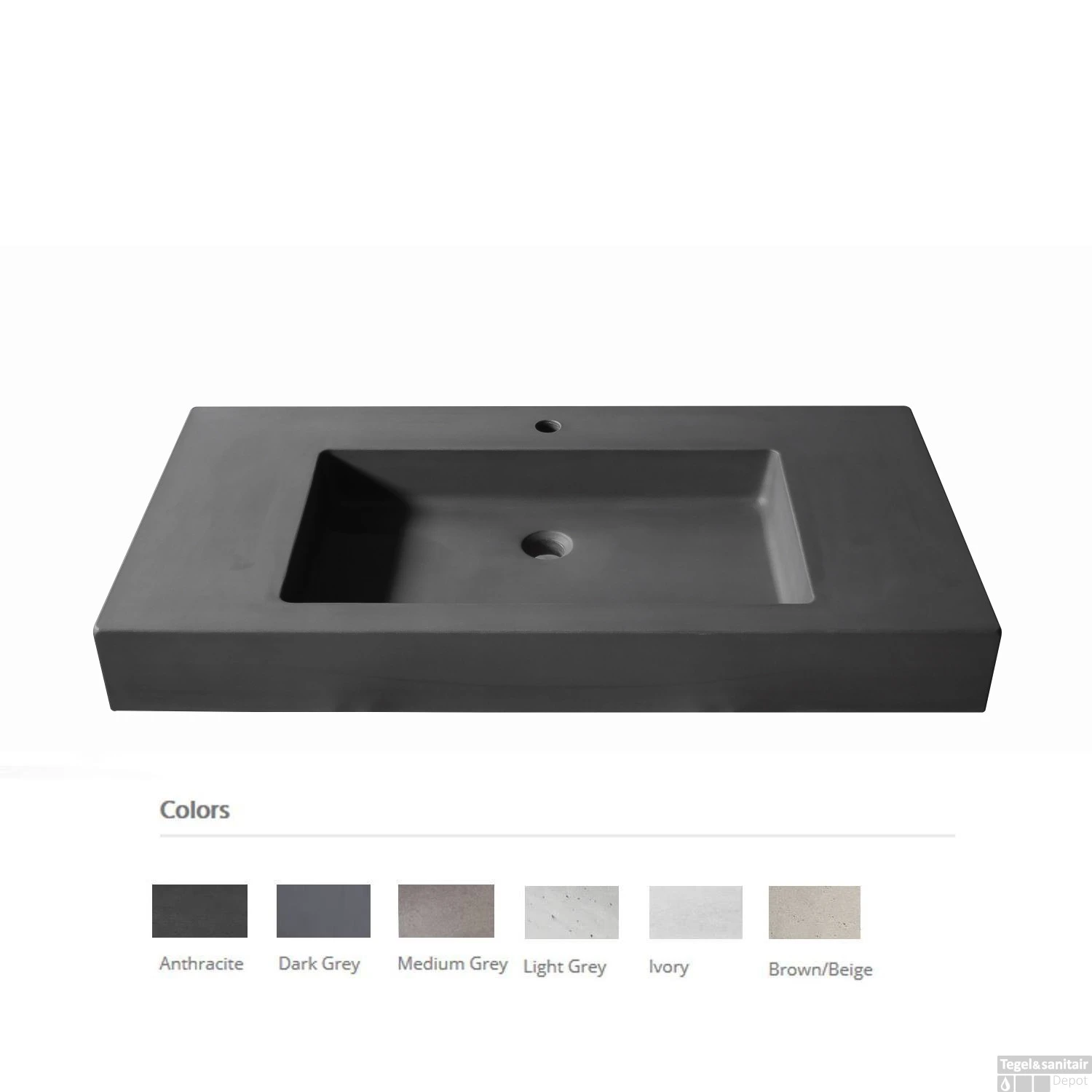 Opzet Wastafel Urbi Et Orbi Plura Uni 90 Beton 90x50x12 Cm Grijs 3 Opzet Wastafel Urbi Et Orbi Plura Uni 90 Beton 90x50x12 Cm Grijs