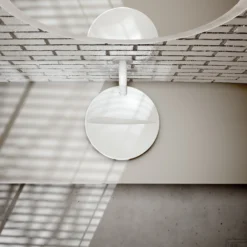 Clou Vale Rond Fontein Zonder Kranenbank Met Geïntegreerde Afvoer Wit Mat Keramiek 22 Cm -Goedkope Stijl Baden Winkel vale 22cm round white bricks 01d 1