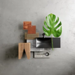 Clou Vale Fontein Zonder Kranenbank Met Geintergreerde Afvoer Mat Zwart Keramiek 28 Cm -Goedkope Stijl Baden Winkel vale moodboard concrete