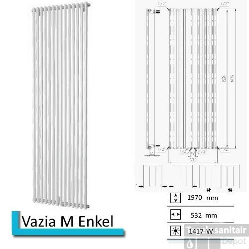 Designradiator Vazia M Enkel 1970 X 532 Mm Zandsteen 3 Designradiator Vazia M Enkel 1970 X 532 Mm Zandsteen