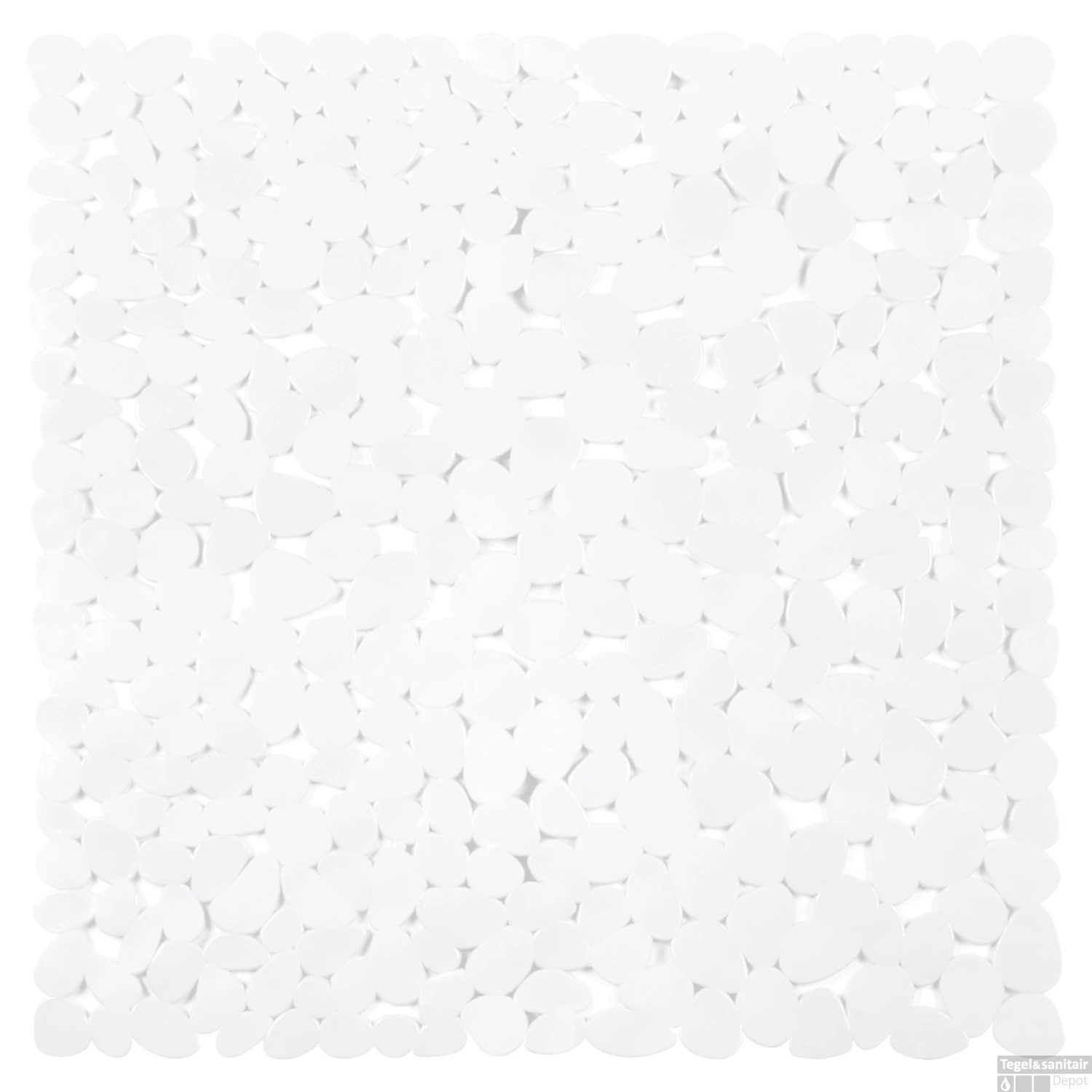 Veiligheidsmat Differnz Lapis PVC 54x54 Cm Wit