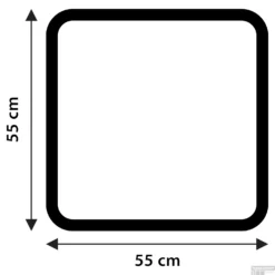 Veiligheidsmat Differnz Tutus PVC 55x55 Cm Blauw -Goedkope Stijl Baden Winkel veiligheidsmat differnz tutus pvc 55x55 cm blauw tech