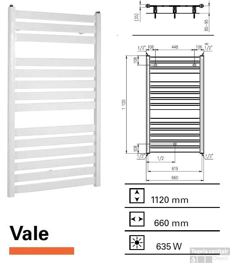 Handdoekradiator Vale 1120 X 660 Mm Black Graphite 3 Handdoekradiator Vale 1120 X 660 Mm Black Graphite