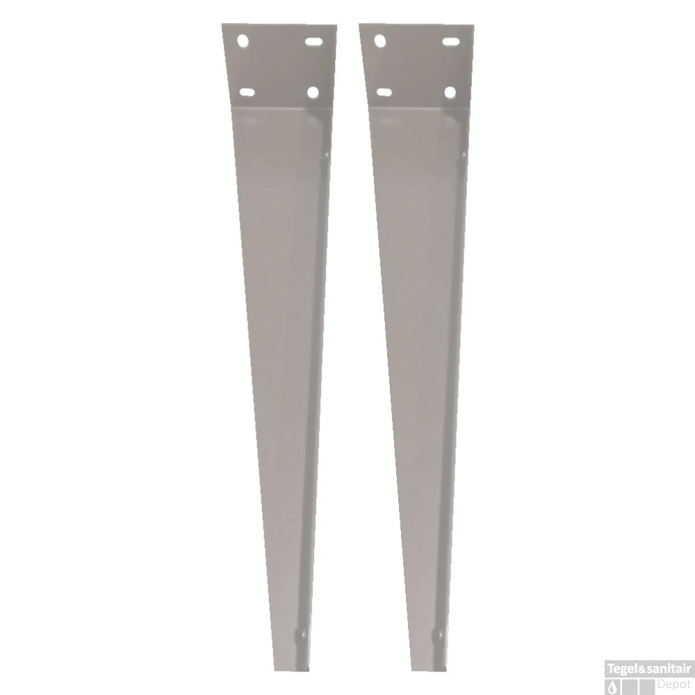 Verborgen Beugels Gliss Shelves Chroom (2 Stuks) 4 Verborgen Beugels Gliss Shelves Chroom (2 Stuks) - Afbeelding 2