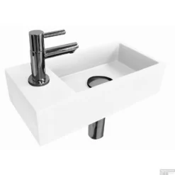 FonteinPack Ink Versus Links Glans Wit RVS (Keuze Uit 8 Kranen) 10 FonteinPack Ink Versus Links Glans Wit RVS (Keuze Uit 8 Kranen) -Goedkope Stijl Baden Winkel versus wit vrijstaand links 6 1