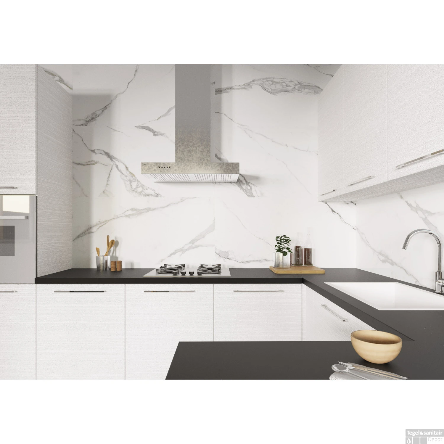 Vloer- En Wandtegel Navarti Uyuni 30x60 Cm Mat Wit (Doosinhoud: 1,08 M2) 4 Vloer- En Wandtegel Navarti Uyuni 30x60 Cm Mat Wit (Doosinhoud: 1,08 M2) - Afbeelding 2