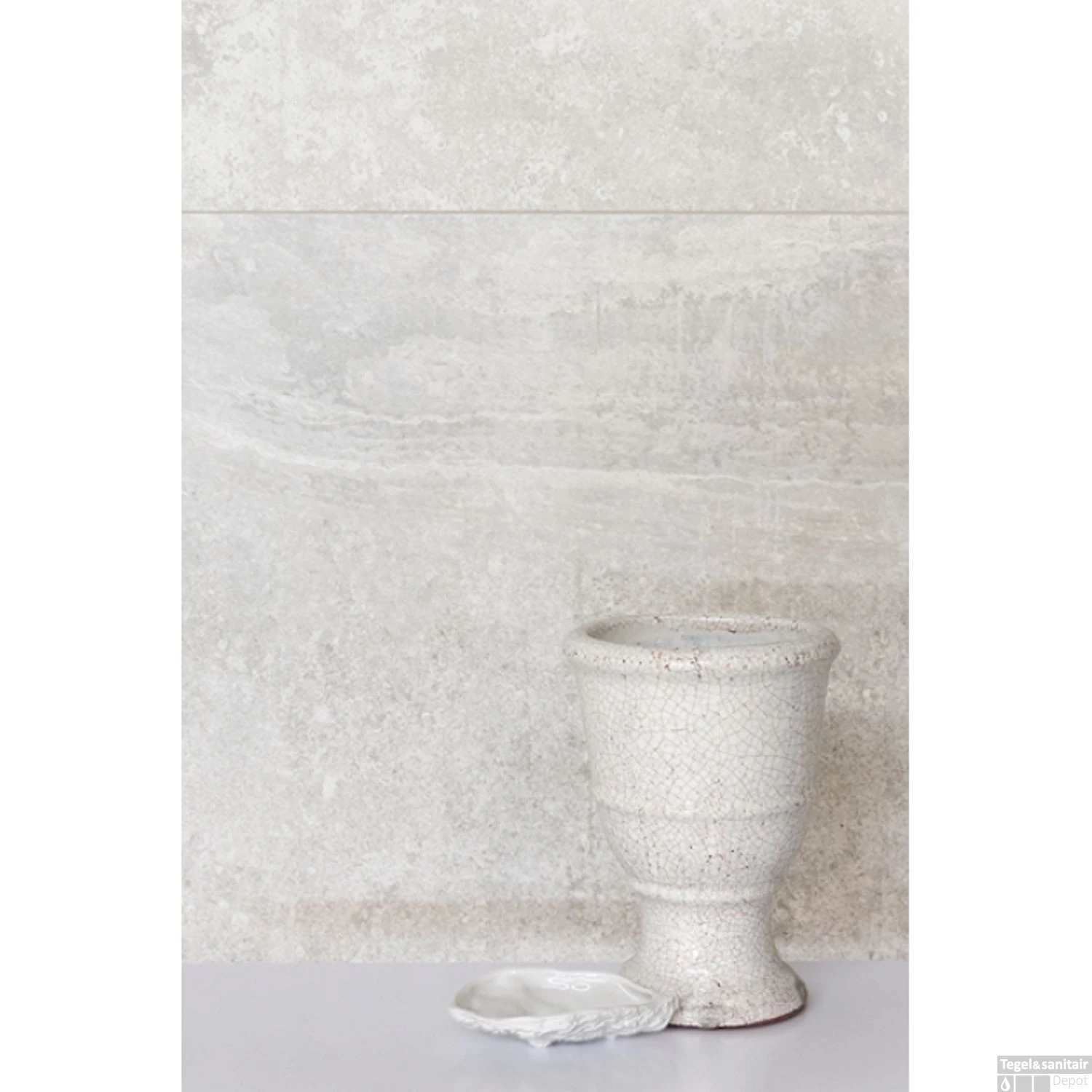 Vloer- En Wandtegel Piet Boon Giant White 120x120 Cm Wit (Doosinhoud: 2,88 M²) 8 Vloer- En Wandtegel Piet Boon Giant White 120x120 Cm Wit (Doosinhoud: 2,88 M²) - Afbeelding 6