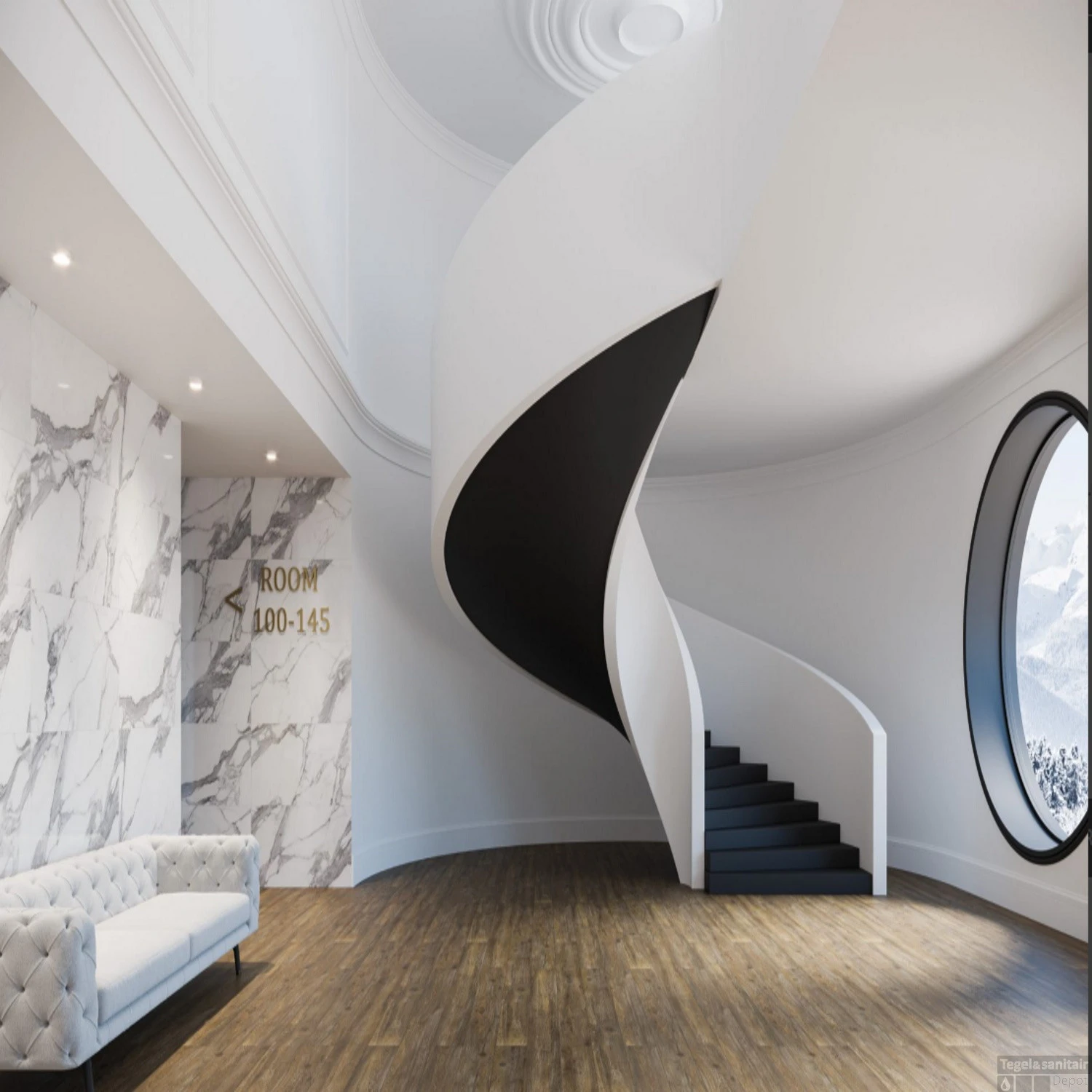 Vloertegel Cerrad Calacattta 120x120 Cm Gepolijst Marmerlook Wit (Doosinhoud 1.44m2) 5 Vloertegel Cerrad Calacattta 120x120 Cm Gepolijst Marmerlook Wit (Doosinhoud 1.44m2) - Afbeelding 3