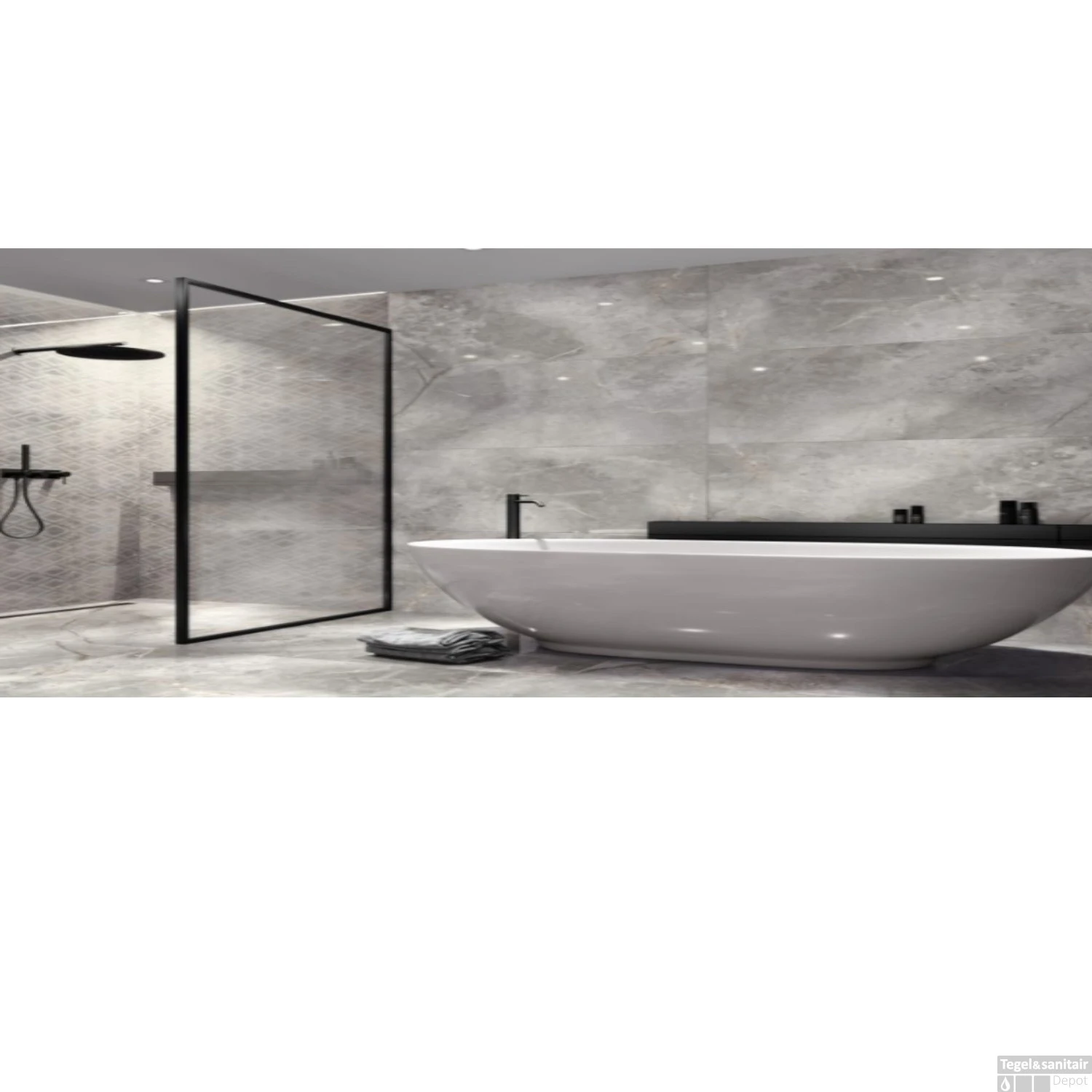 Vloertegel Cerrad Masterstone 60x60 Cm Gepolijst Grijs (Doosinhoud 1.44m2) 4 Vloertegel Cerrad Masterstone 60x60 Cm Gepolijst Grijs (Doosinhoud 1.44m2) - Afbeelding 2