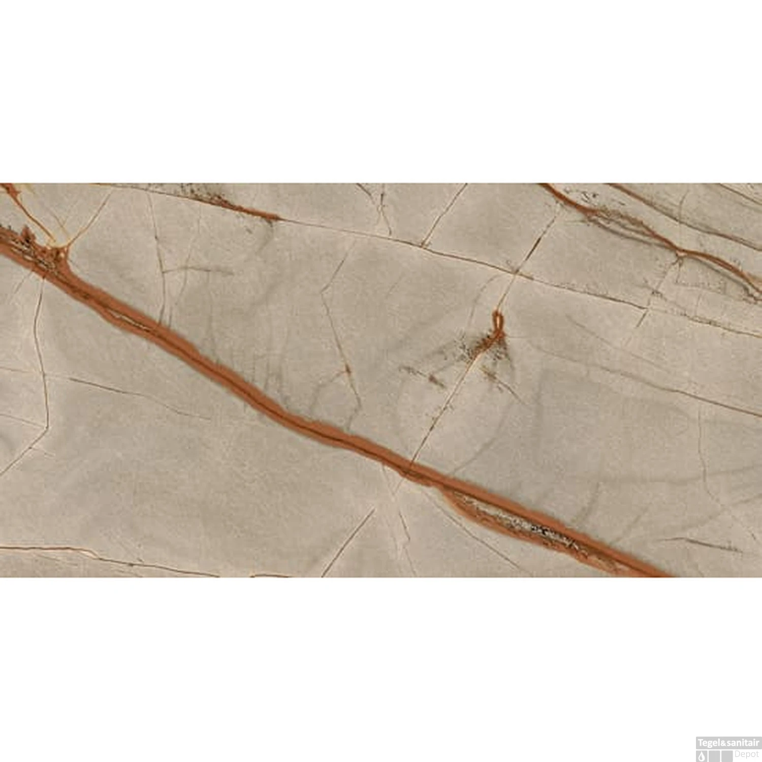 Vloertegel Douglas & Jones Magnum 60x120 Cm Marmerlook Gerectificeerd 6 Mm Gepolijst Rainforest (doosinhoud 2.16m2) - Afbeelding 4