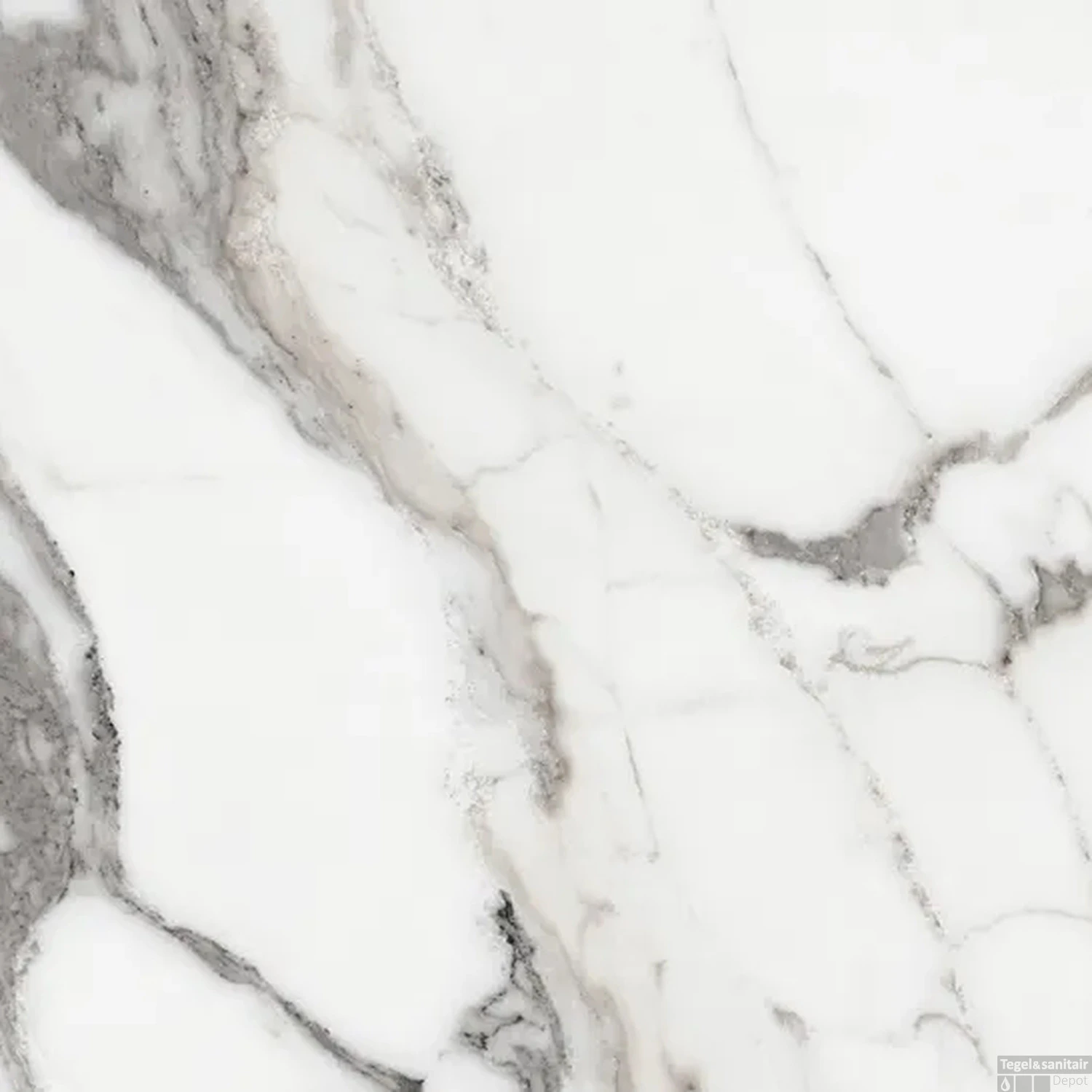 Vloertegel Douglas & Jones Magnum 60x60 Cm Marmerlook Gerectificeerd 10 Mm Geglazuurd Argent (doosinhoud 1.08m2) 6 Vloertegel Douglas & Jones Magnum 60x60 Cm Marmerlook Gerectificeerd 10 Mm Geglazuurd Argent (doosinhoud 1.08m2) - Afbeelding 4